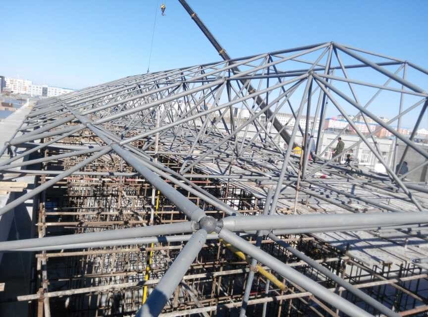 永安商贸城屋顶网架工程